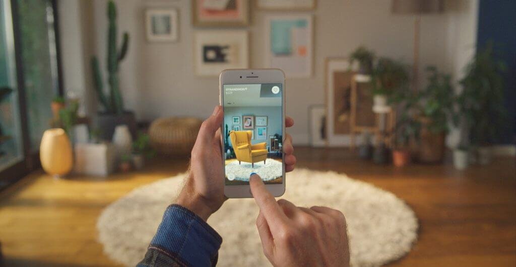 Réalité virtuelle sur smartphone par Ikea